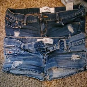 Hollister shorts 2 pairs